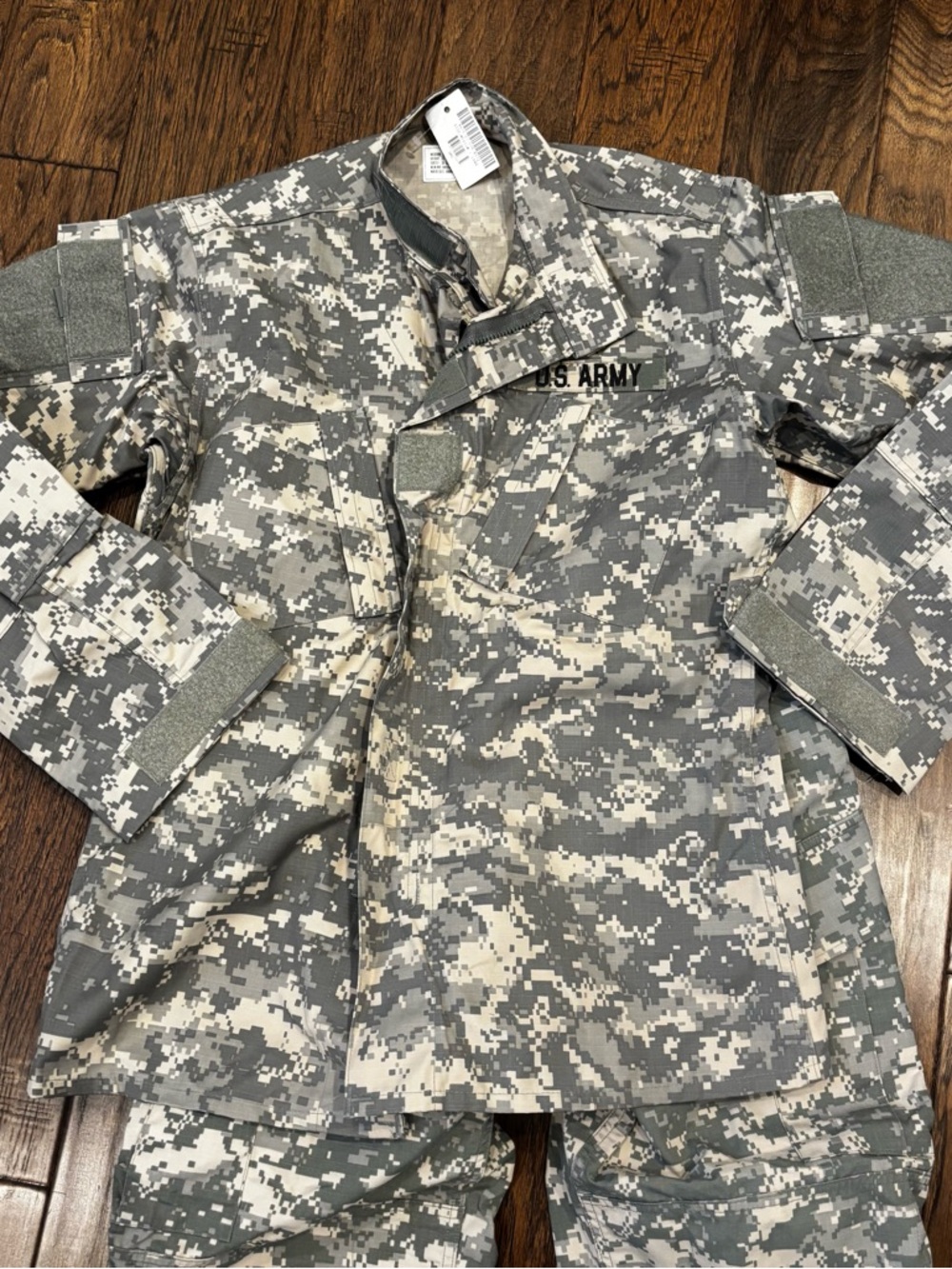 US Army Military Uniform Jacket & Pants Acu Digital Camo Combat Medium